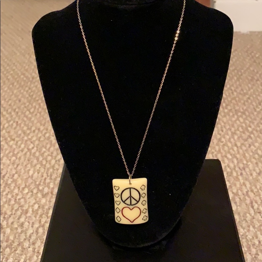 peace and love necklace